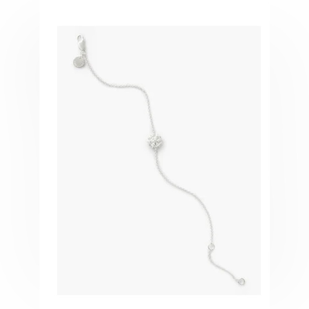 Talbots sterling silver snowflake bracelet